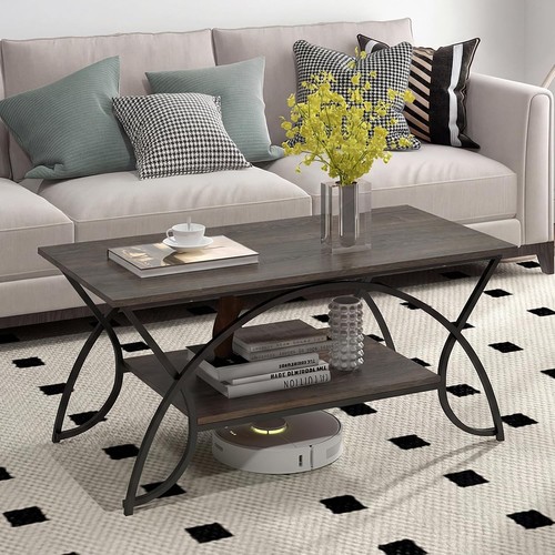 Tier coffee table with - table,