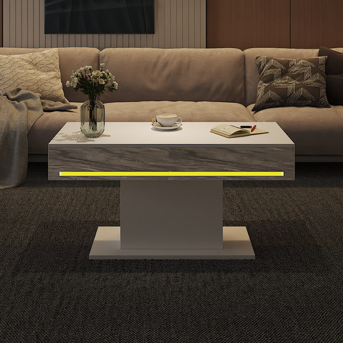 Hedoajim white coffee table - hedoajim,