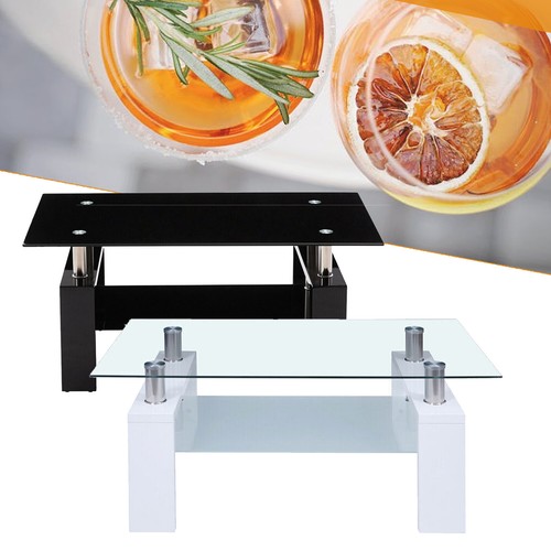 Tier glass coffee table - coffee,