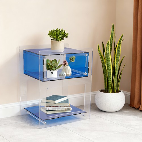 Modern design blue acrylic - blue,