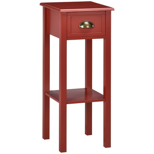 Tier side table with drawer - 2-tier,