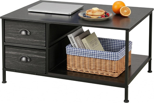 Coffee table with drawers - coffee,